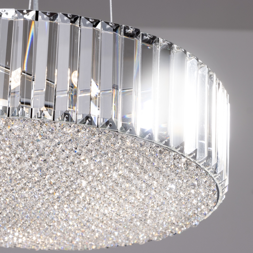 Brilagi - LED kristalni lestenec na jekleni vrvici GLAMOUR 5xG9/42W/230V