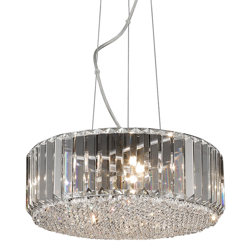 Brilagi - LED kristalni lestenec na jekleni vrvici GLAMOUR 5xG9/42W/230V