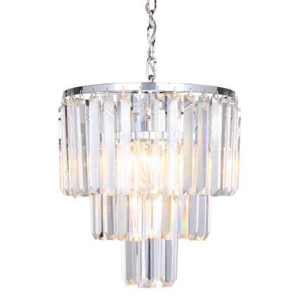 Brilagi - LED Kristalni lestenec na verigi MOZART 4xE14/40W/230V sijajni krom