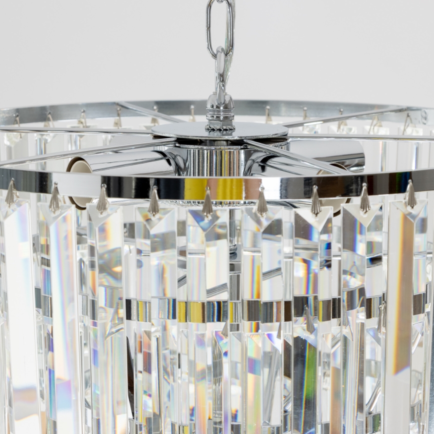 Brilagi - LED Kristalni lestenec na verigi MOZART 5xE14/40W/230V sijajni krom