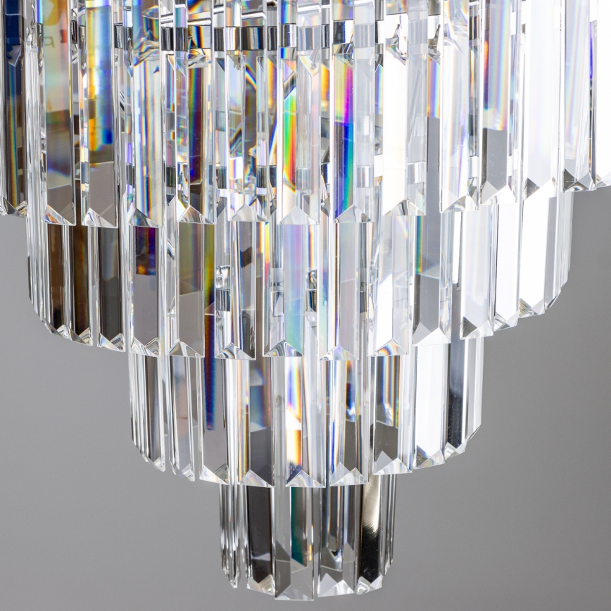 Brilagi - LED Kristalni lestenec na verigi MOZART 5xE14/40W/230V sijajni krom