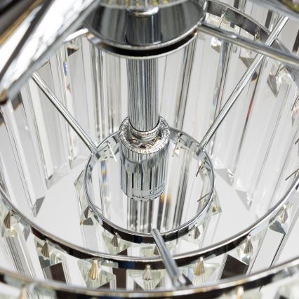 Brilagi - LED Kristalni lestenec na verigi MOZART 5xE14/40W/230V sijajni krom
