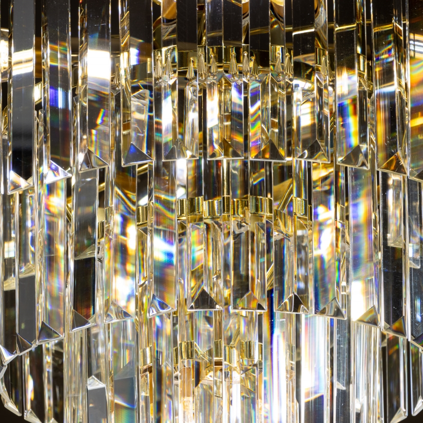Brilagi - LED Kristalni lestenec na verigi MOZART 5xE14/40W/230V zlata