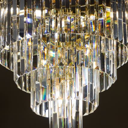 Brilagi - LED Kristalni lestenec na verigi MOZART 5xE14/40W/230V zlata