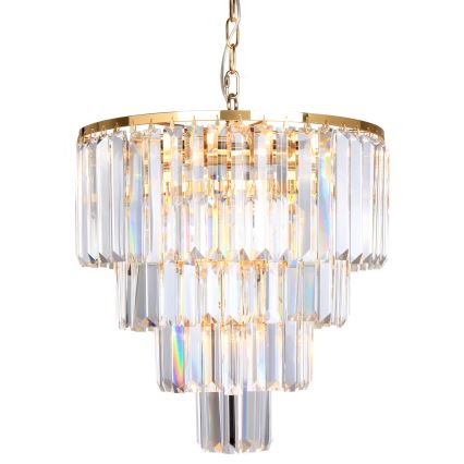 Brilagi - LED Kristalni lestenec na verigi MOZART 5xE14/40W/230V zlata
