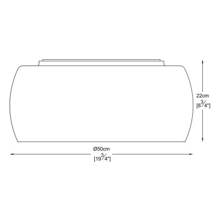 Brilagi - LED kristalna stropna svetilka JEWEL 6xG9/40W/230V, premer 50 cm