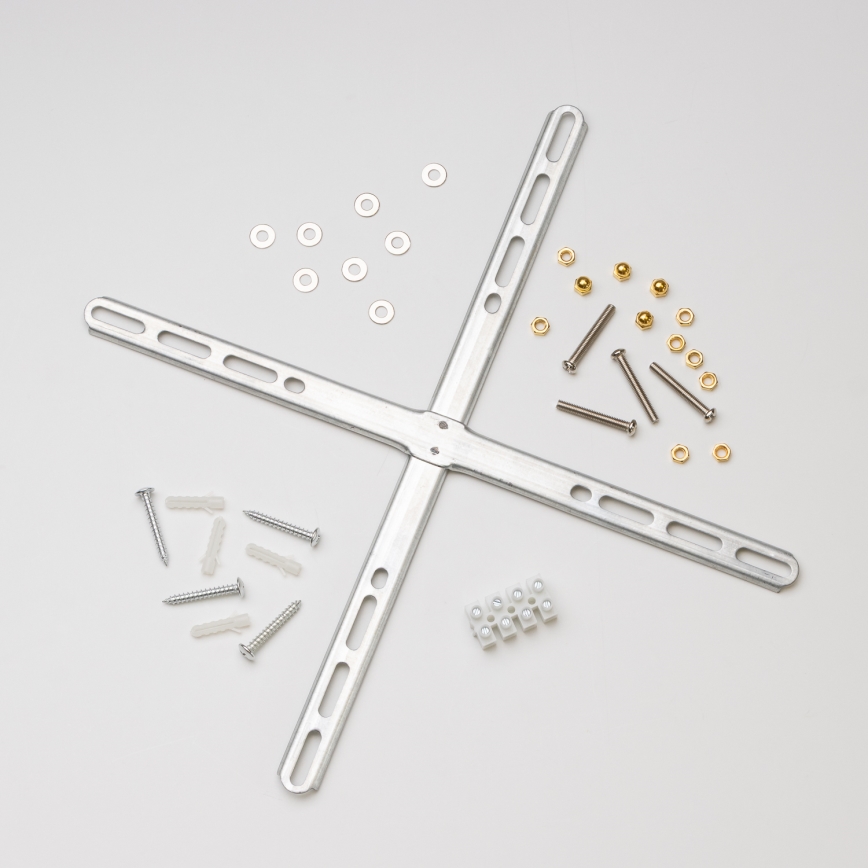 Brilagi - LED kristalna stropna svetilka MOZART 5xE14/40W/230V premer 40 cm zlata