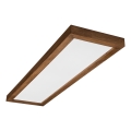 Brilagi - LED Kupaonsko stropno svjetlo WOODY FRAME LED/50W/230V 120x30 cm IP44 trešnja
