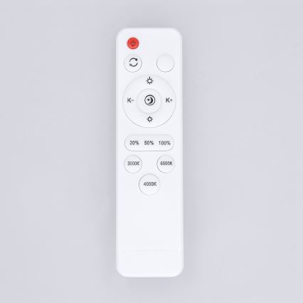 Brilagi - Zatemnljivo stropno svetilo NANCI LED/60W/230V 3000-6500K, premer 49 cm, bela + z daljinskim upravljalnikom