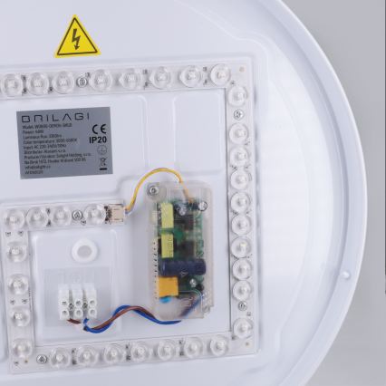 Brilagi - LED zatemnjiva stropna svetilka ALVA LED/48W/230V 3000-6500K premer 51 cm črna + daljinski upravljalnik