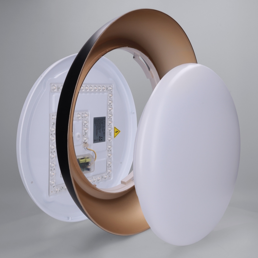 Brilagi - LED zatemnjiva stropna svetilka ALVA LED/48W/230V 3000-6500K premer 51 cm črna + daljinski upravljalnik