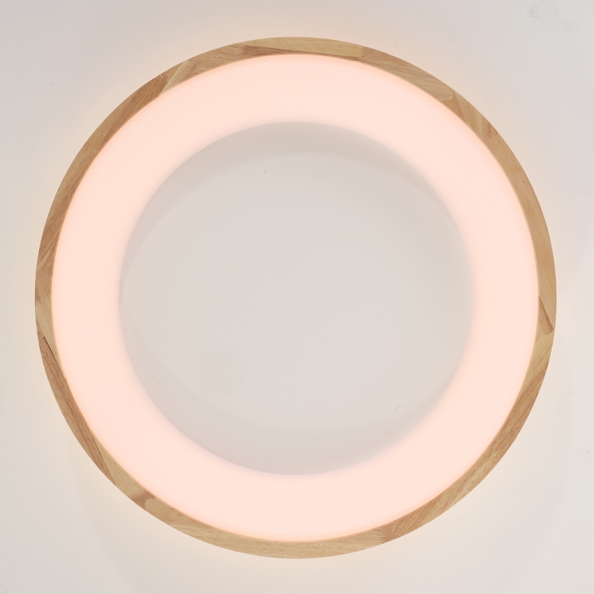 Brilagi - LED stropna svetilka FALCON WOOD LED/40W/230V 3000/4000/6000K premer 60 cm lesena