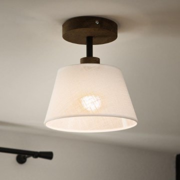 Brilagi - LED  Lestenec ANTHONY 1xE14/60W/230V hrast oreh/bela