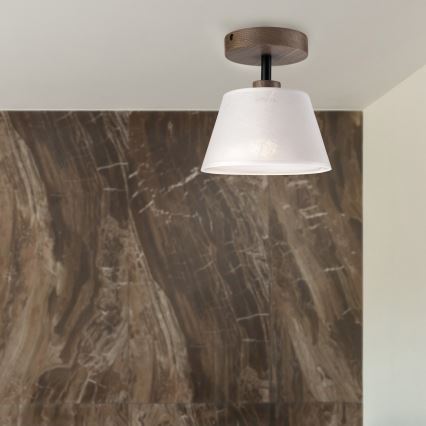 Brilagi - LED  Lestenec ANTHONY 1xE14/60W/230V hrast oreh/bela