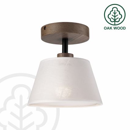 Brilagi - LED  Lestenec ANTHONY 1xE14/60W/230V hrast oreh/bela