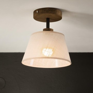 Brilagi - LED  Lestenec ANTHONY 1xE14/60W/230V hrast oreh/bež