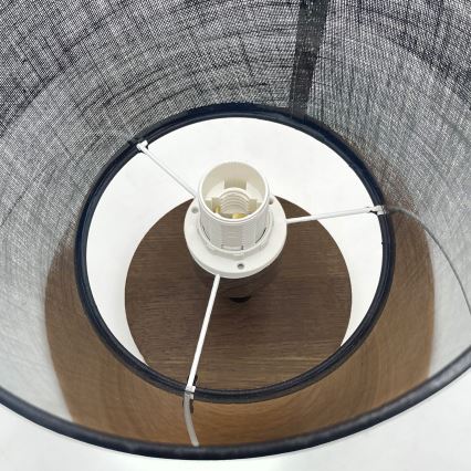Brilagi - LED  Lestenec ANTHONY 1xE14/60W/230V hrast oreh/črna