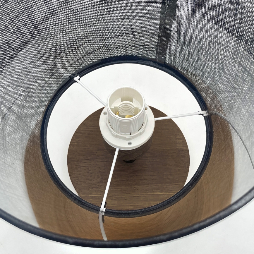 Brilagi - LED  Lestenec ANTHONY 1xE14/60W/230V hrast oreh/črna
