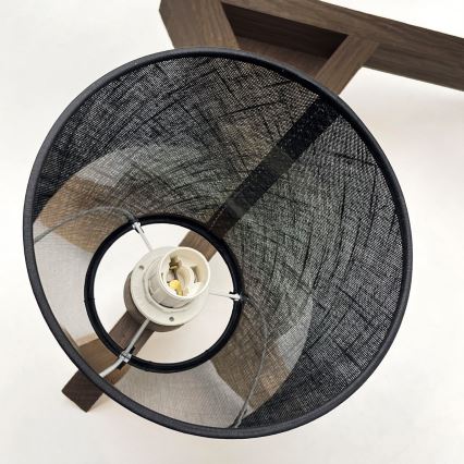 Brilagi - LED  Lestenec ANTHONY 3xE14/40W/230V hrast oreh/črna