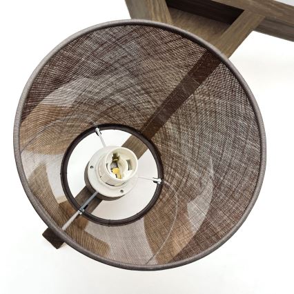 Brilagi - LED  Lestenec ANTHONY 3xE14/40W/230V hrast oreh/rjava