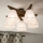 Brilagi - LED  Lestenec ANTHONY 5xE14/40W/230V hrast oreh/bela