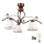 Brilagi - LED Lestenec ANTICO 3xE27/60W/230V bronasta patina