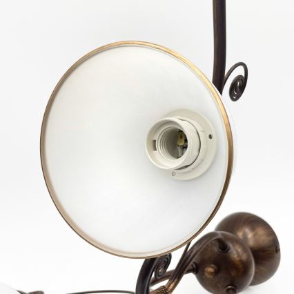 Brilagi - LED Lestenec ANTICO 3xE27/60W/230V bronasta patina