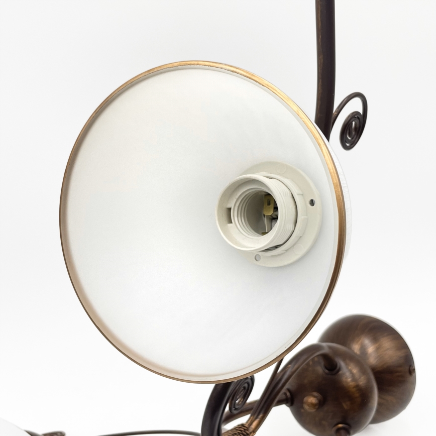 Brilagi - LED Lestenec ANTICO 3xE27/60W/230V bronasta patina