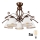 Brilagi - LED Lestenec ANTICO 5xE27/60W/230V bronasta patina