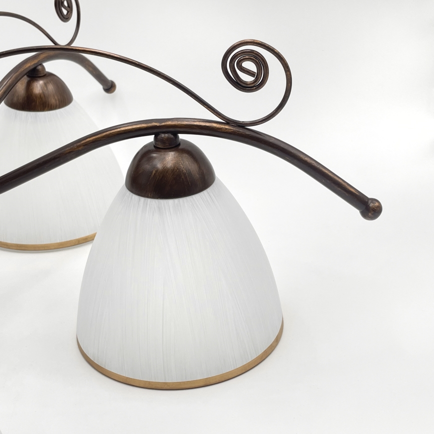 Brilagi - LED Lestenec ANTICO 5xE27/60W/230V bronasta patina
