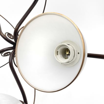 Brilagi - LED Lestenec ANTICO 5xE27/60W/230V bronasta patina