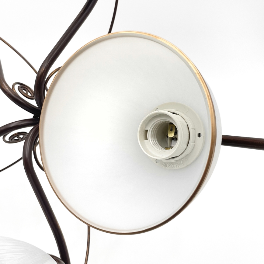 Brilagi - LED Lestenec ANTICO 5xE27/60W/230V bronasta patina