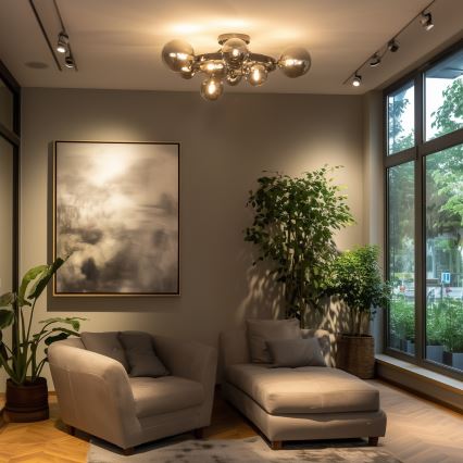 Brilagi - LED Lestenec MILLA 10xG9/3W/230V sijajni krom/dimna