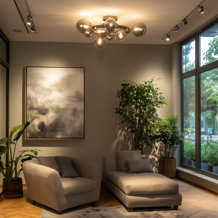 Brilagi - LED Lestenec MILLA 10xG9/3W/230V sijajni krom/dimna