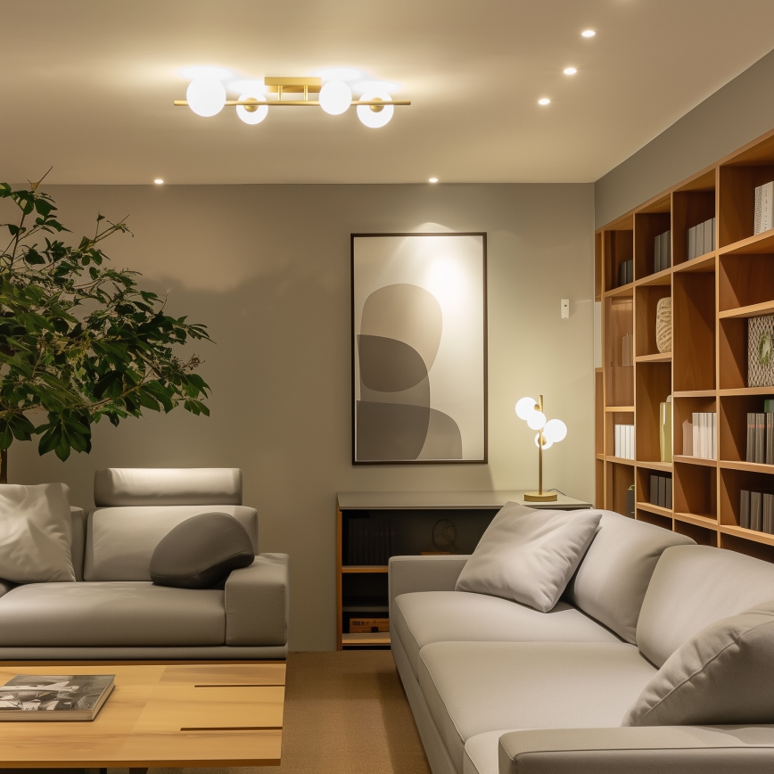 Brilagi - LED Lestenec MILLA 4xG9/3W/230V zlata/bela