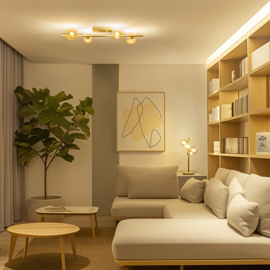 Brilagi - LED Lestenec MILLA 4xG9/3W/230V zlata