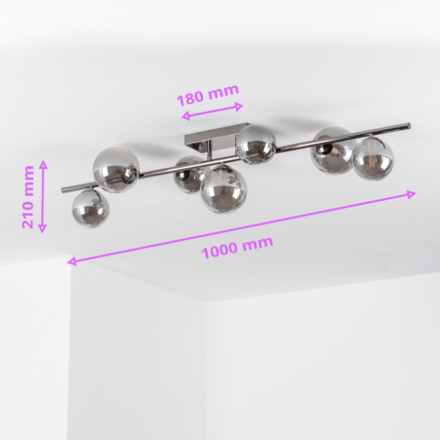 Brilagi - LED Lestenec MILLA 7xG9/3W/230V sijajni krom/dimna