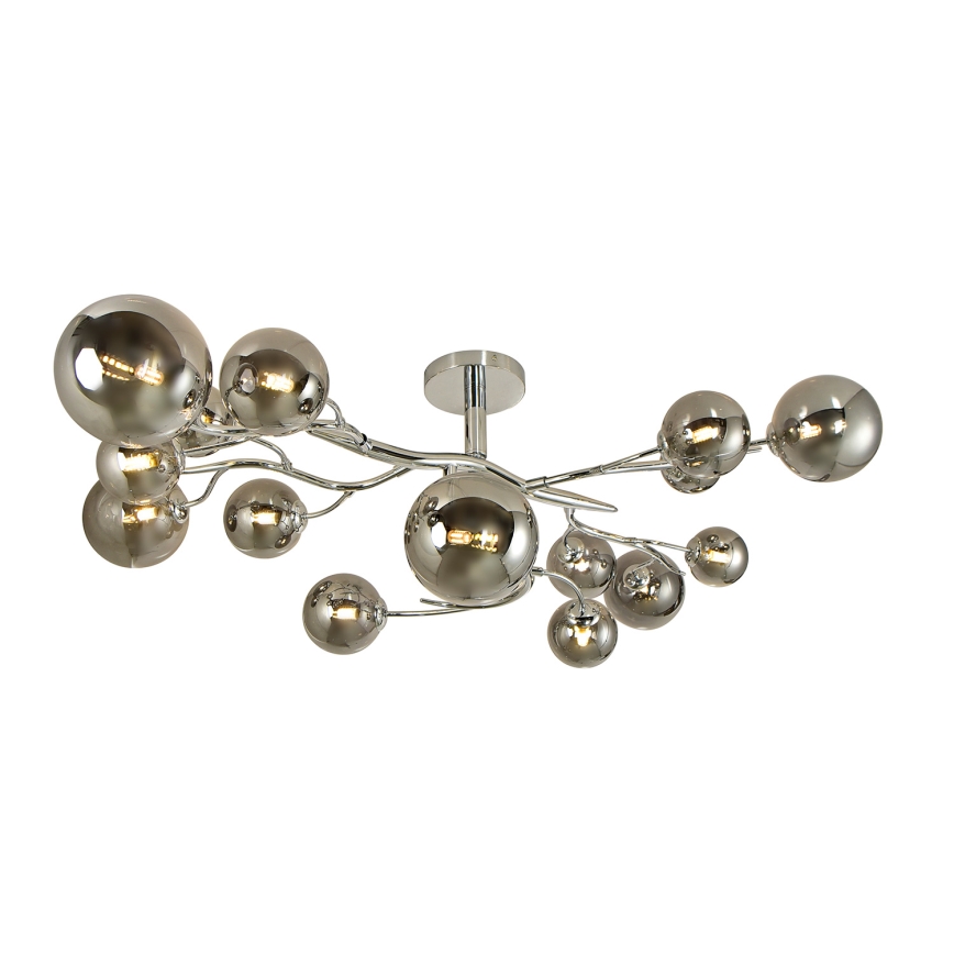 Brilagi - LED Lestenec MISTEL 15xG9/3W/230V sijajni krom/dimna