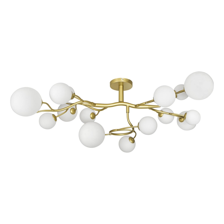 Brilagi - LED Lestenec MISTEL 15xG9/3W/230V zlata/bela