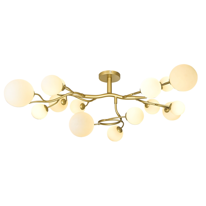 Brilagi - LED Lestenec MISTEL 15xG9/3W/230V zlata/bela