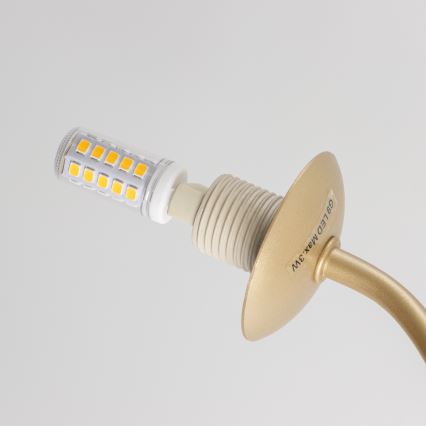 Brilagi - LED Lestenec MISTEL 15xG9/3W/230V zlata/bela
