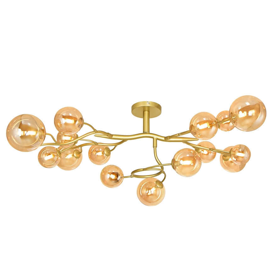 Brilagi - LED Lestenec MISTEL 15xG9/3W/230V zlata