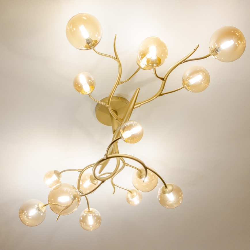 Brilagi - LED Lestenec MISTEL 15xG9/3W/230V zlata