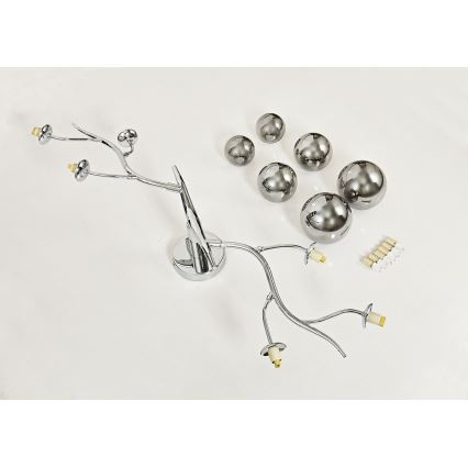 Brilagi - LED Lestenec MISTEL 6xG9/3W/230V sijajni krom/dimna