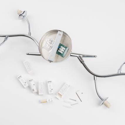 Brilagi - LED Lestenec MISTEL 6xG9/3W/230V sijajni krom/dimna