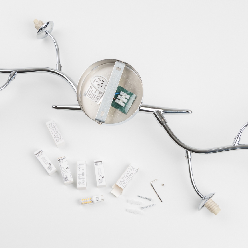 Brilagi - LED Lestenec MISTEL 6xG9/3W/230V sijajni krom/dimna