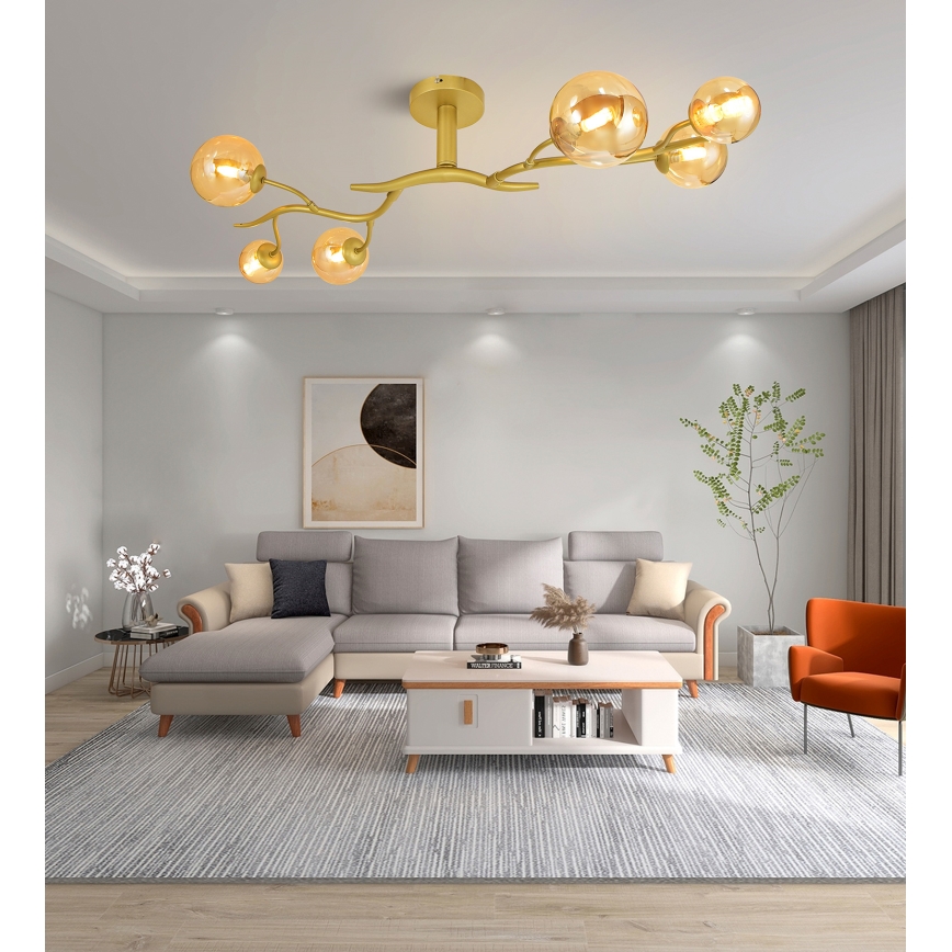 Brilagi - LED Lestenec MISTEL 6xG9/3W/230V zlata