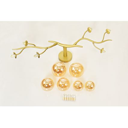 Brilagi - LED Lestenec MISTEL 6xG9/3W/230V zlata