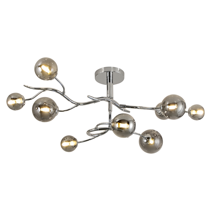 Brilagi - LED Lestenec MISTEL 9xG9/3W/230V sijajni krom/dimna