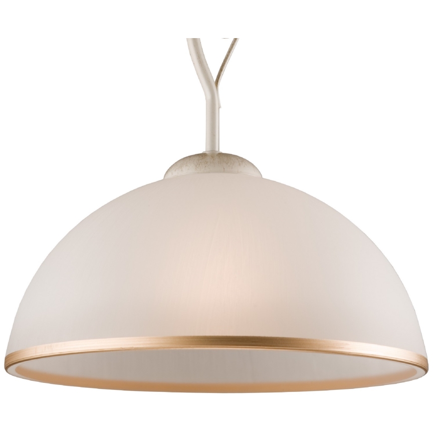 Brilagi - LED Lestenec na drogu ANTICO 1xE27/60W/230V bela patina
